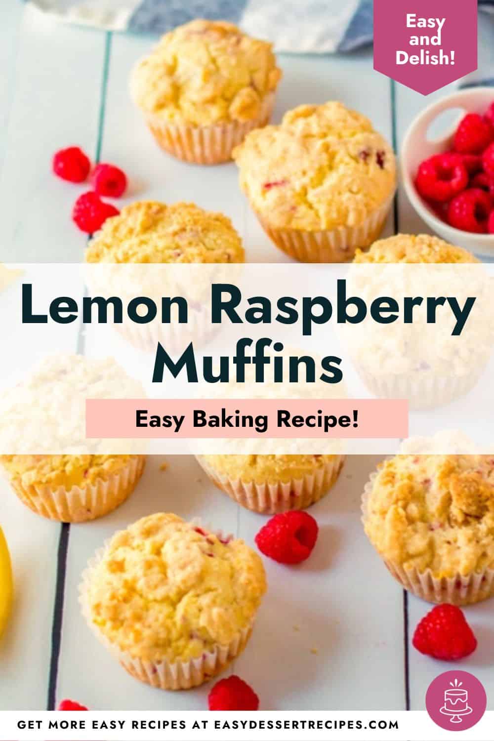 lemon raspberry muffins pinterest