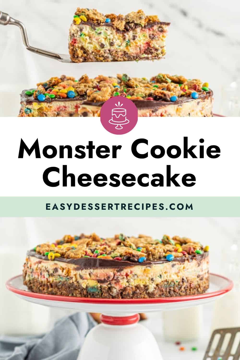 monster cookie cheesecake pinterest