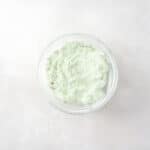watergate salad in a glass bowl.