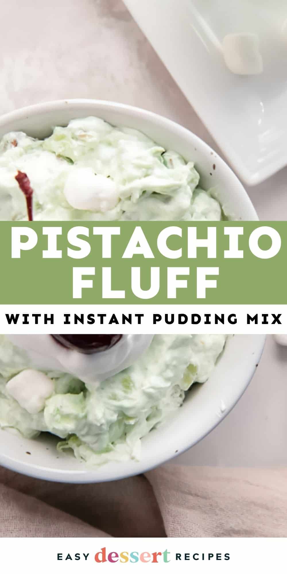 pistachio fluff pin.