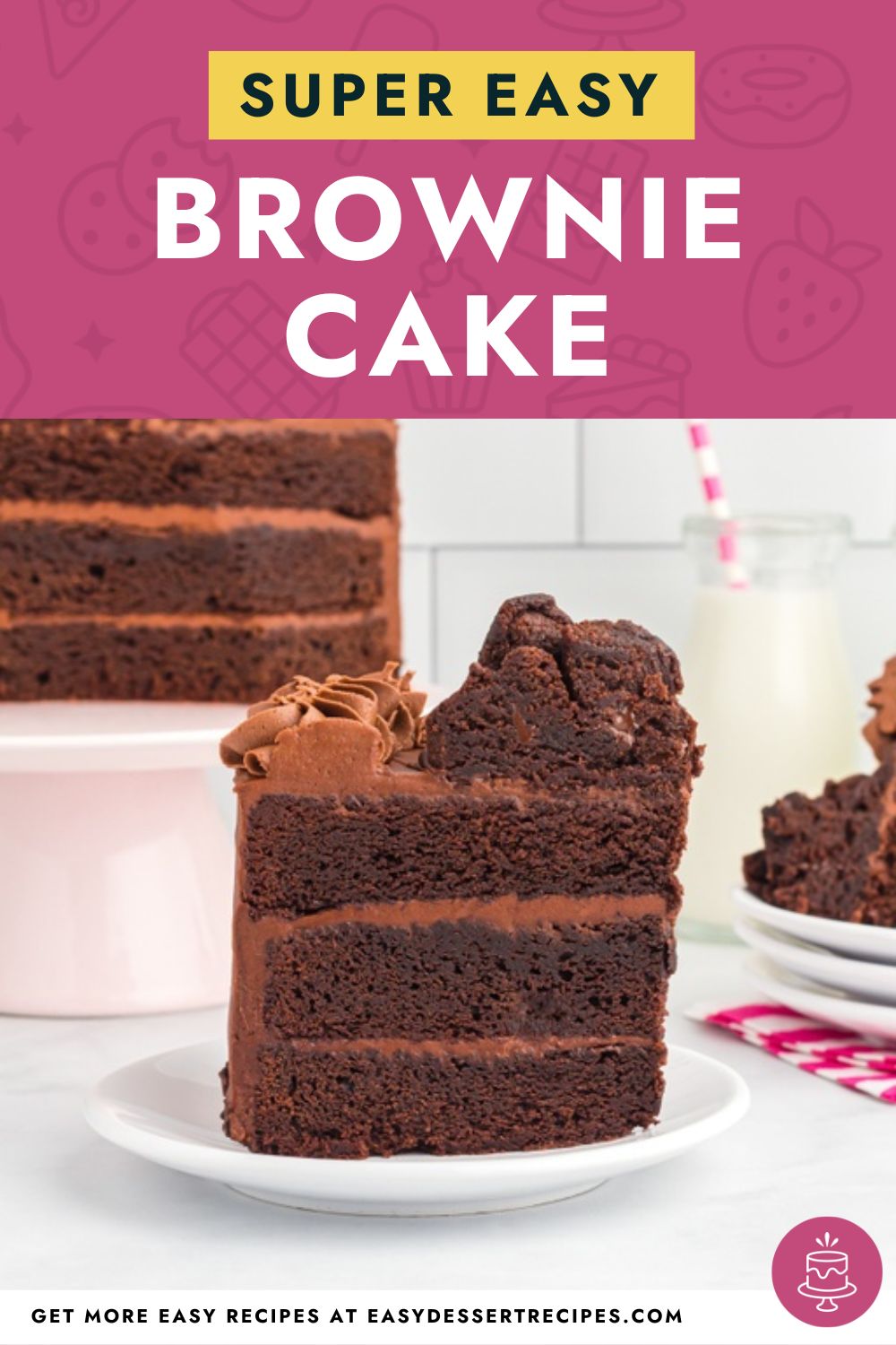 brownie cake pinterest.