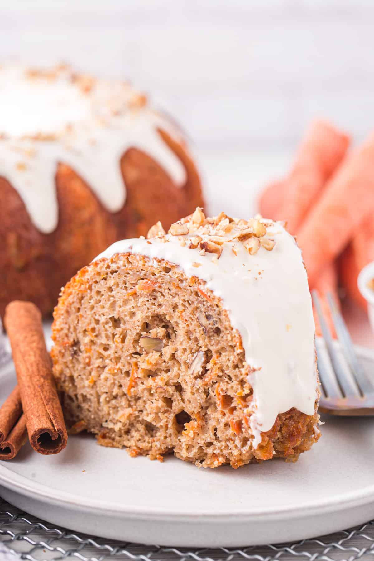 french cruller bundt cake - The Clever Carrot