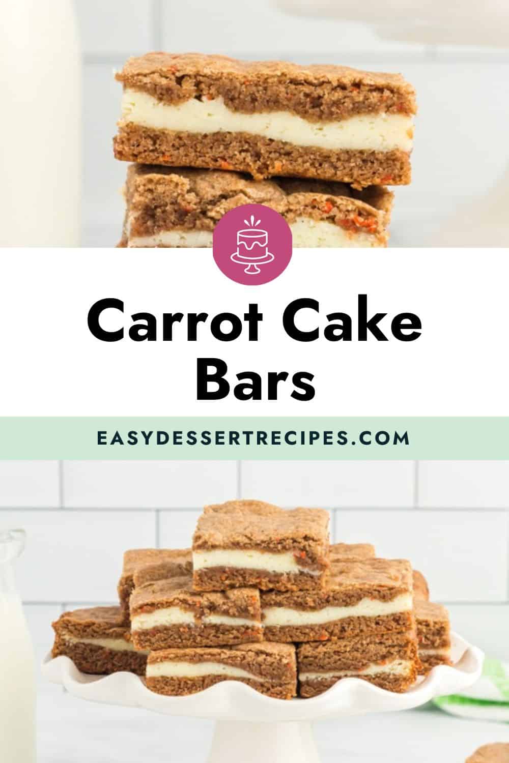 carrot cake bars pinterest