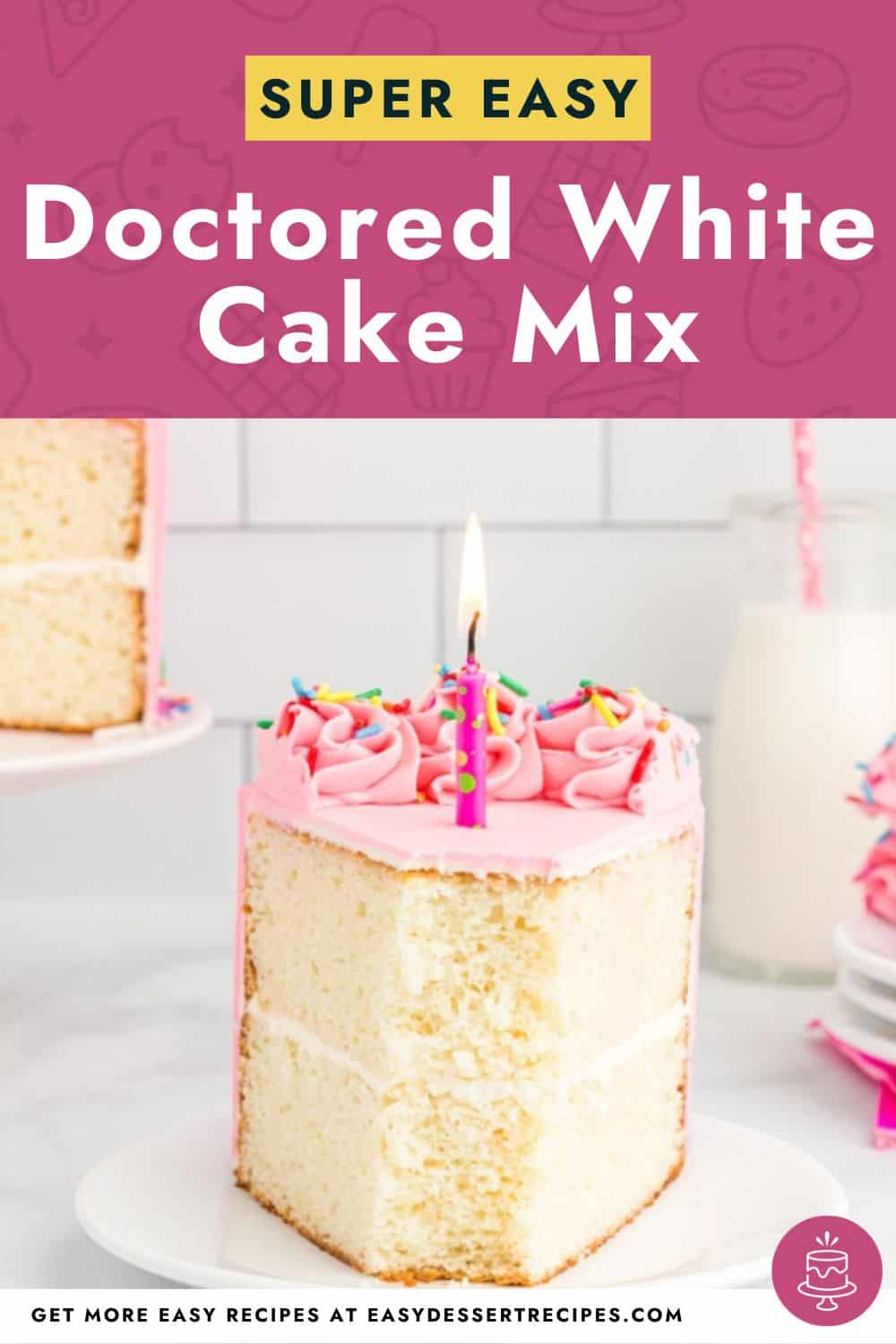 doctored cake mix recipe pin