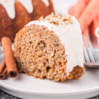 featured carrot bundt cake.