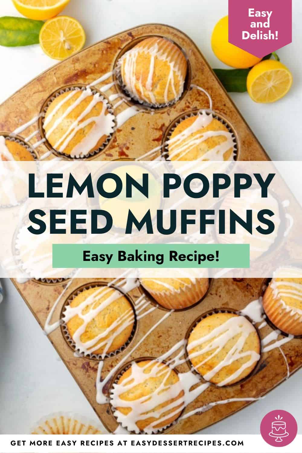 lemon poppy seed muffins pinterest