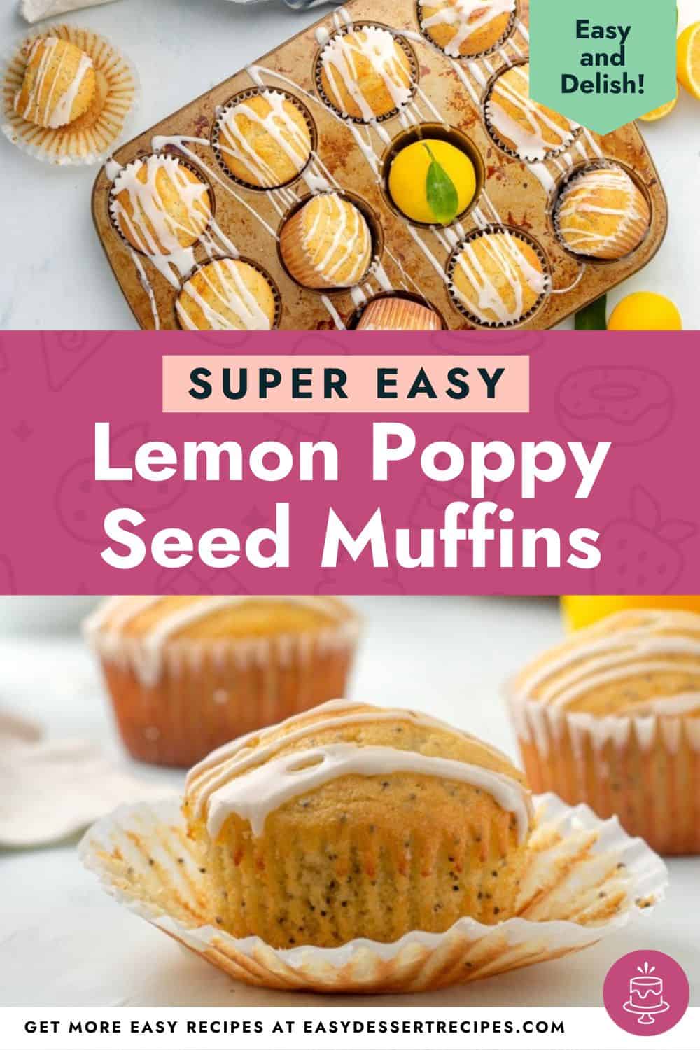 lemon poppy seed muffins pinterest