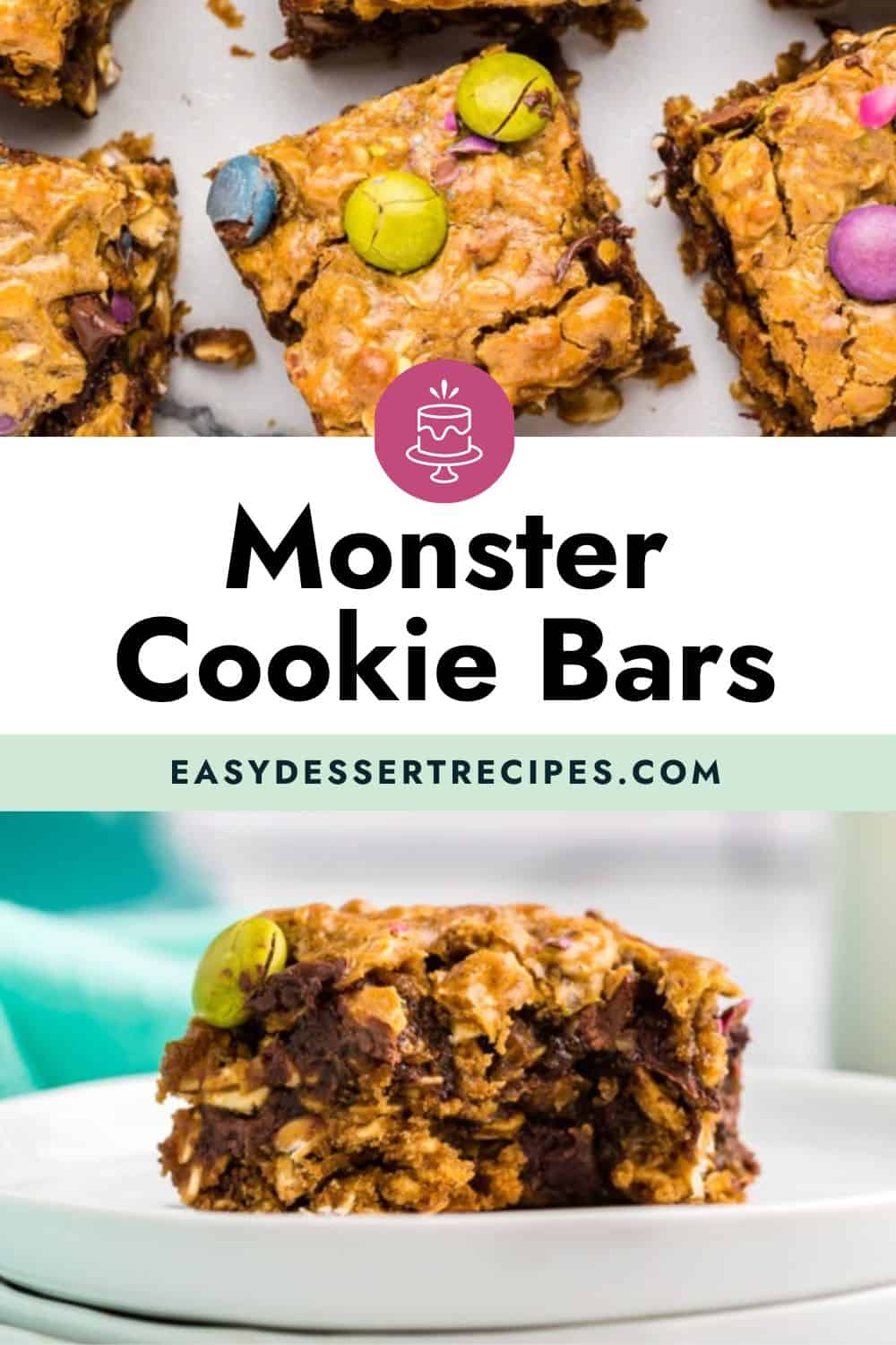 monster cookie bars pinterest