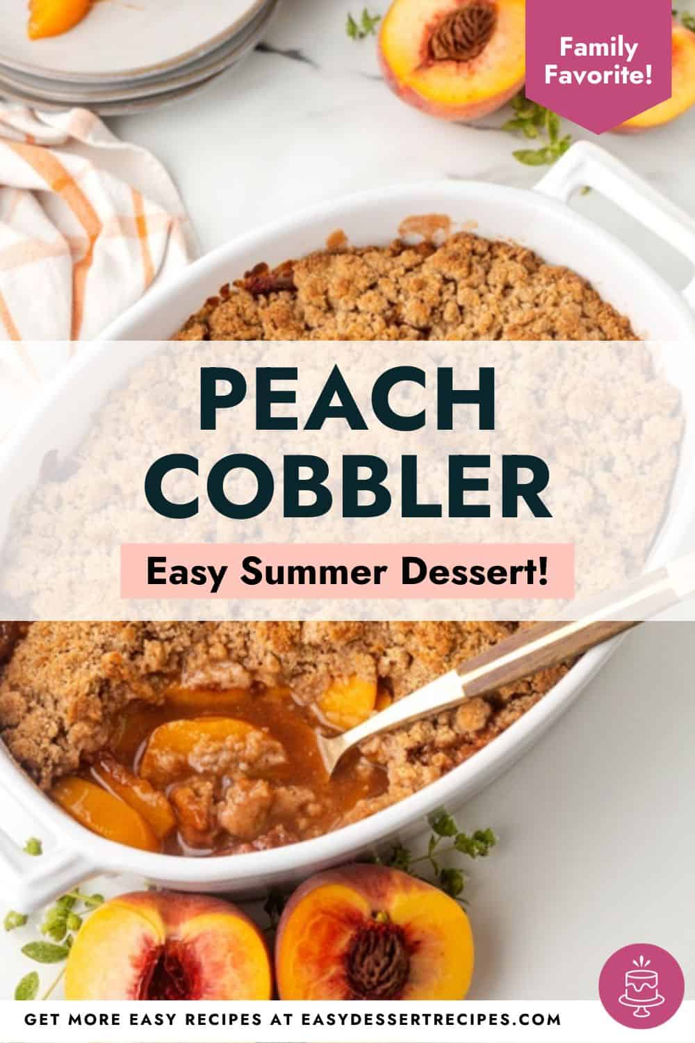 peach cobbler pinterest