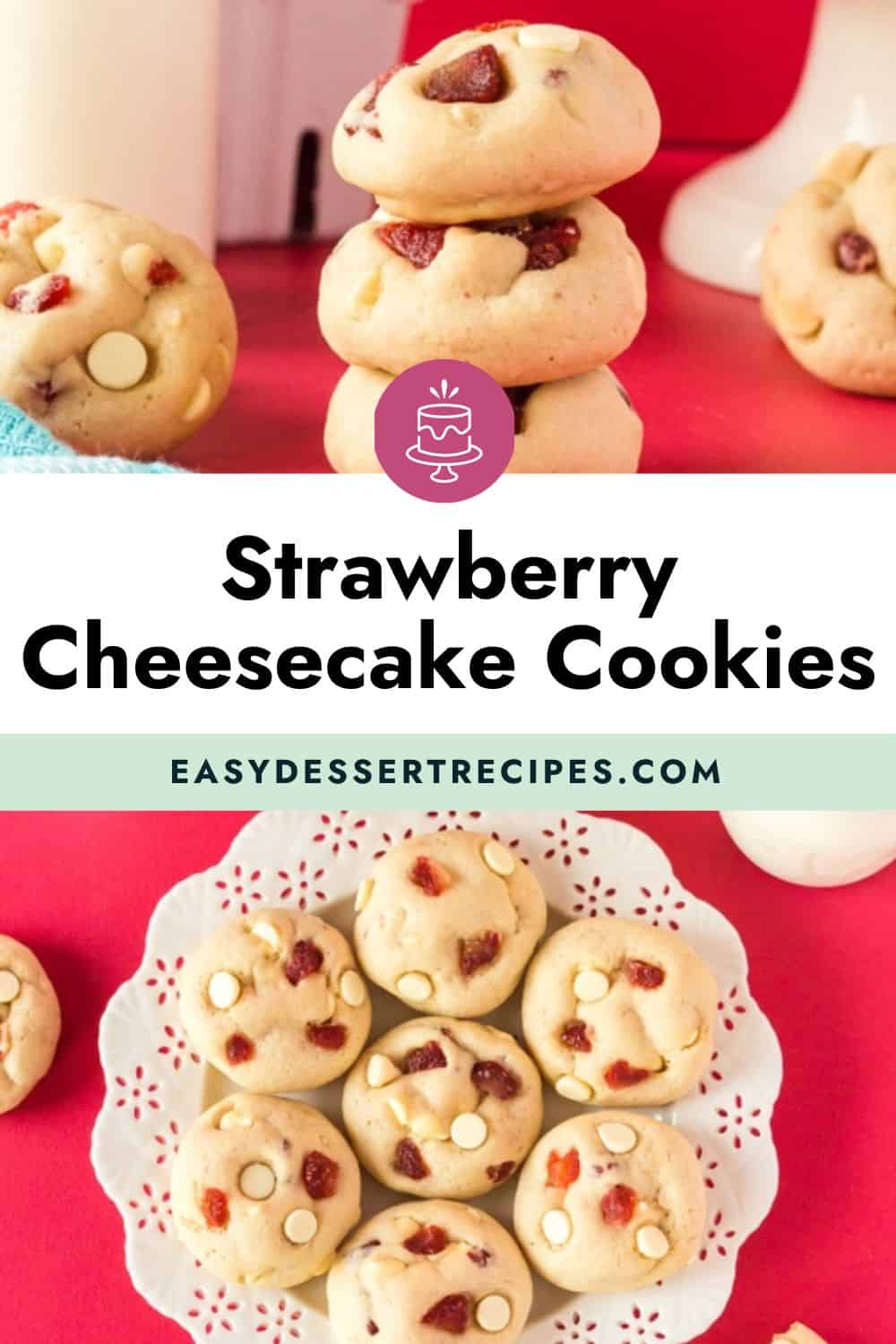 strawberry cheesecake cookies pinterest