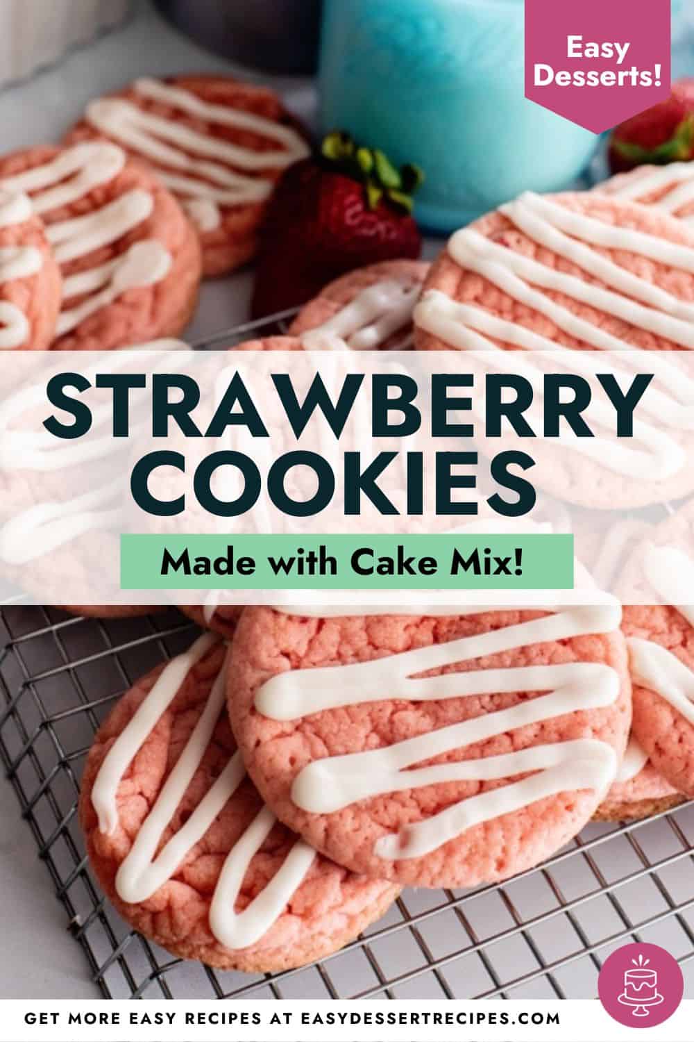 strawberry cookies pinterest