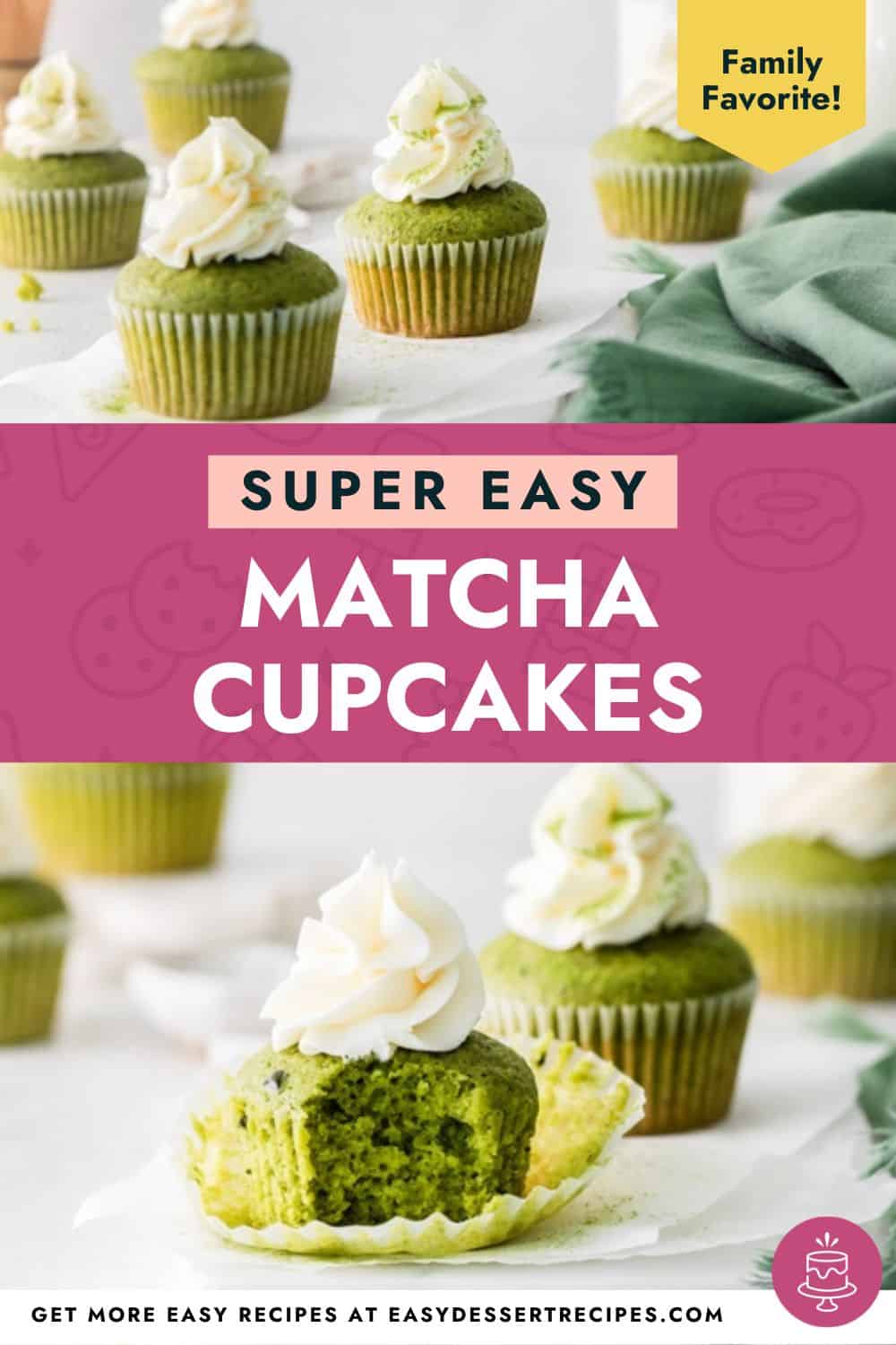 matcha cupcakes pinterest