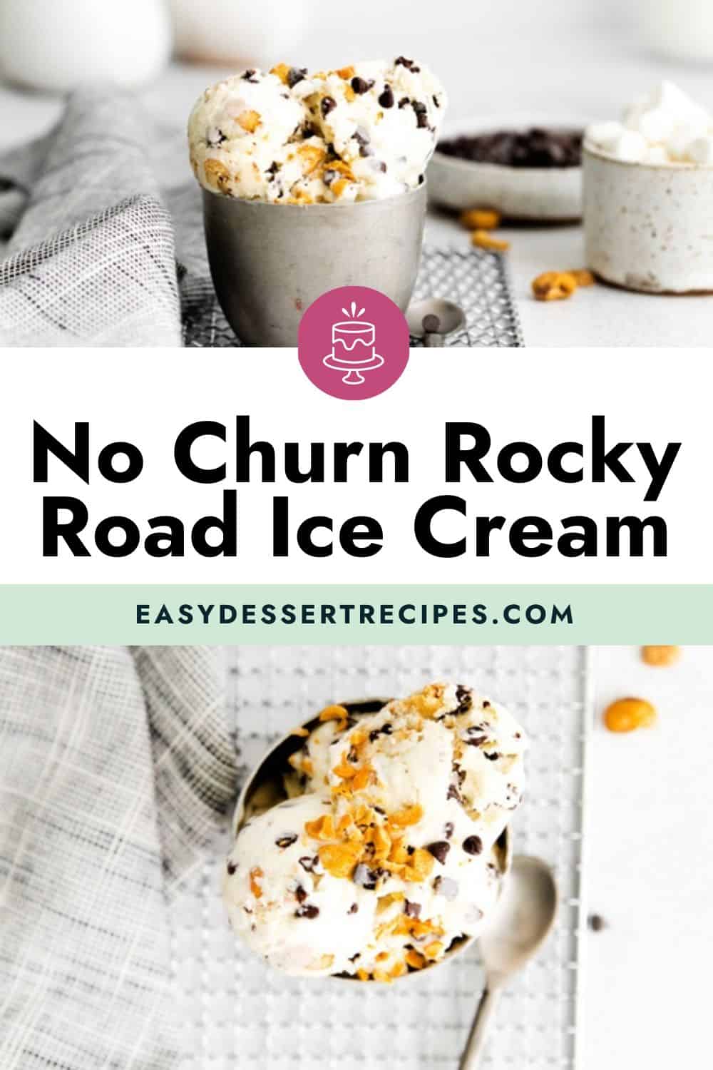 rocky road ice cream pinterest