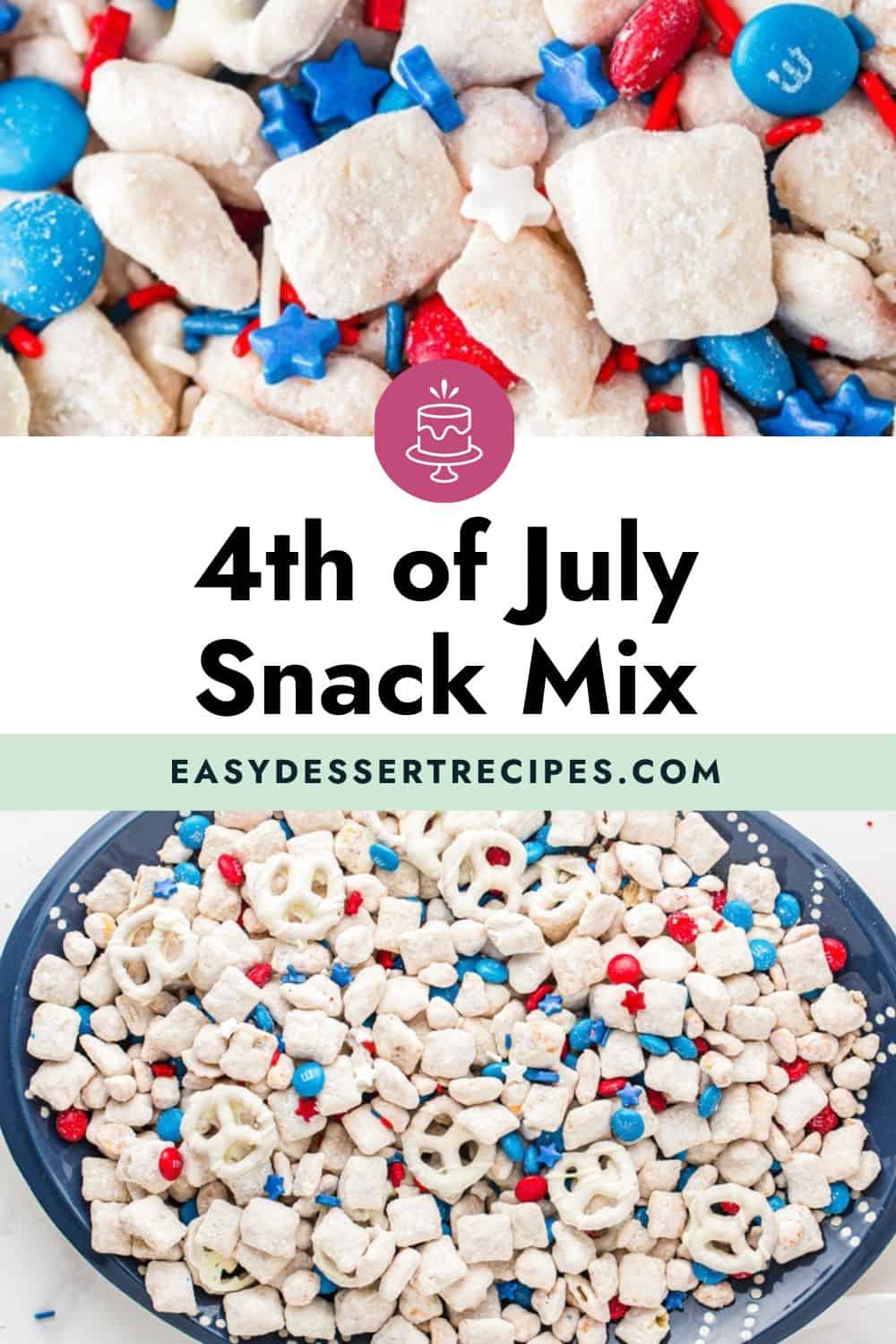 4th of July snack mix pinterest
