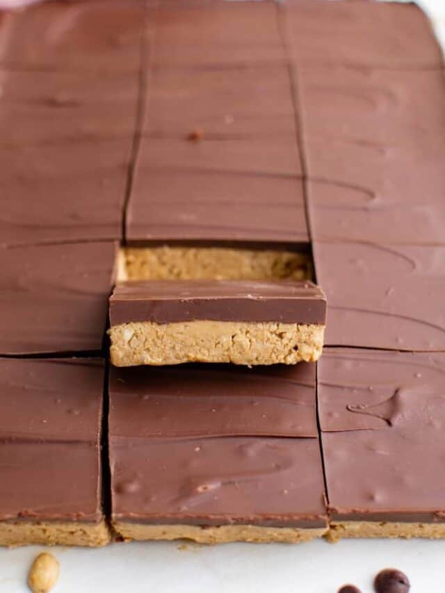 No Bake Peanut Butter Bars Recipe - Easy Dessert Recipes