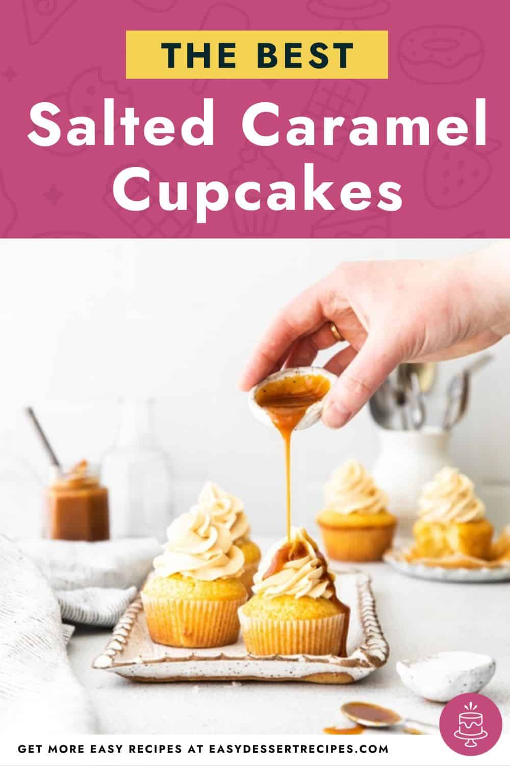salted caramel cupcakes pinterest