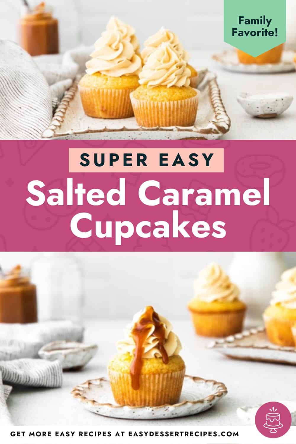 salted caramel cupcakes pinterest