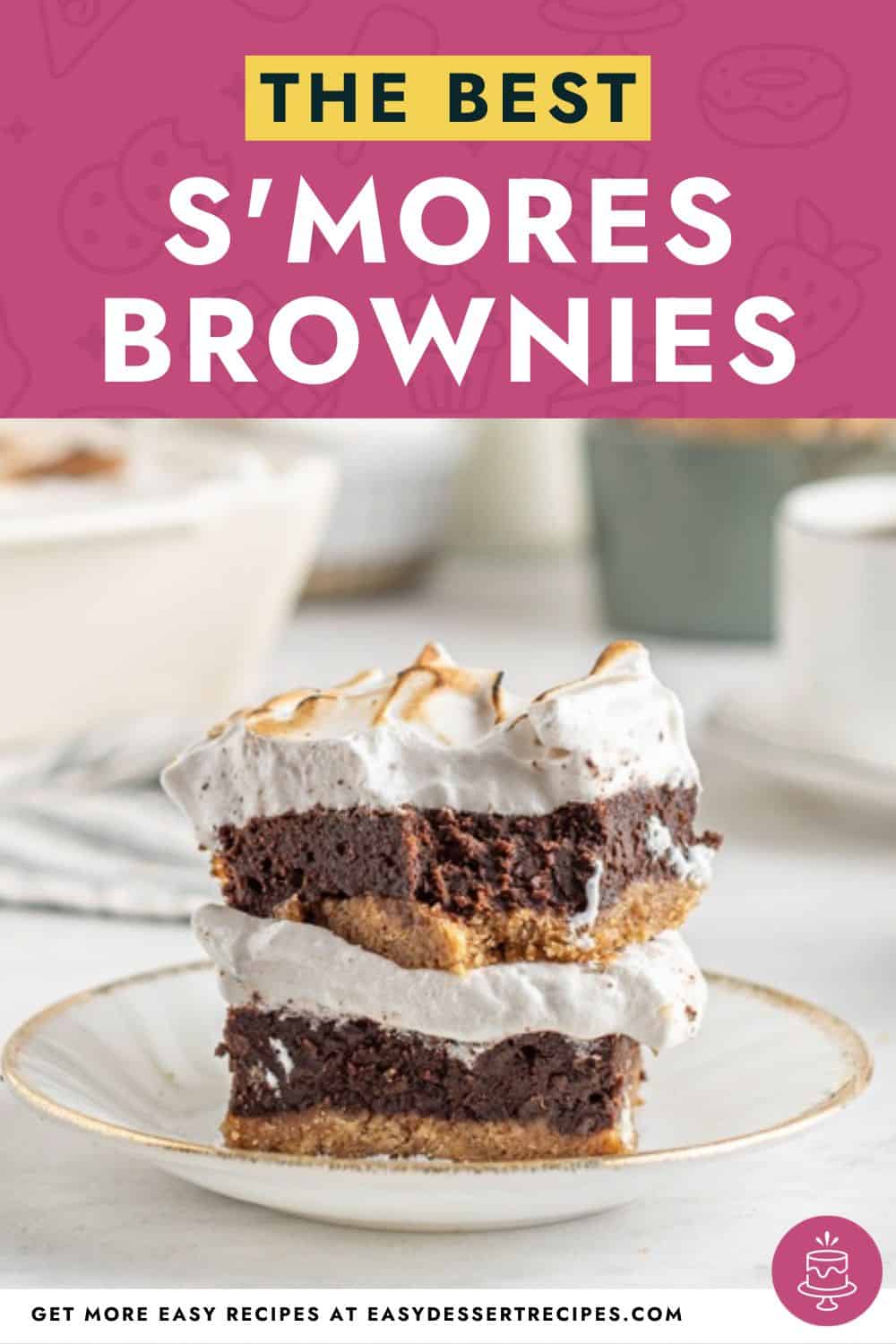 the best s'mores brownies.
