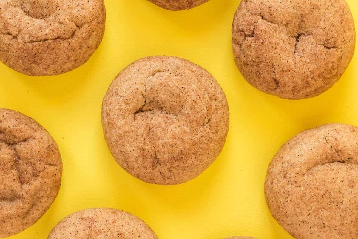 close up of churro cookies.