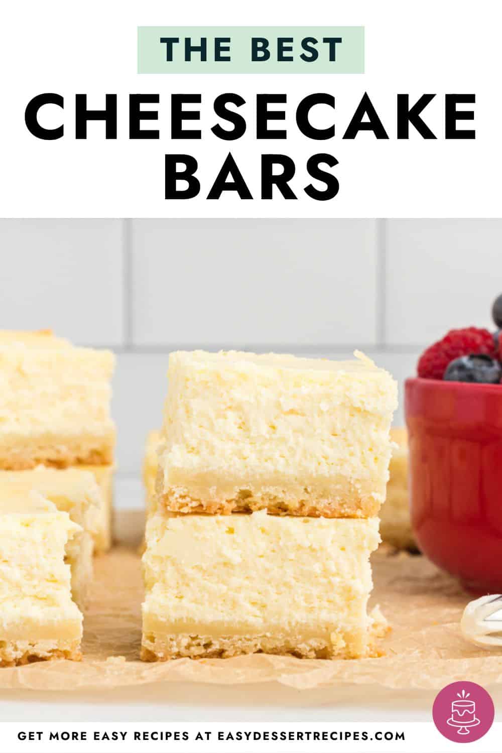 The best cheesecake bars.