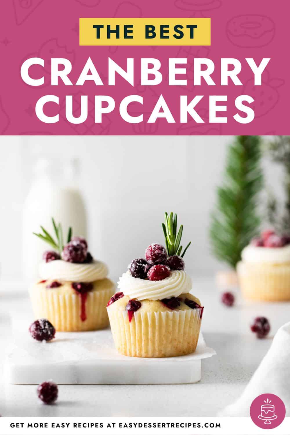 The best cranberry cupcakes.
