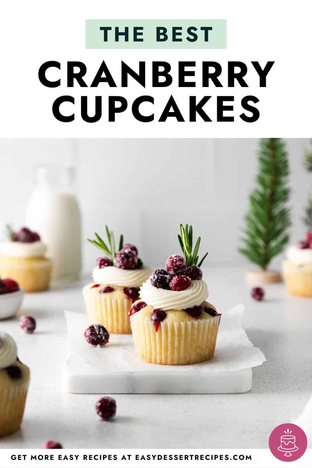 The best cranberry cupcakes.