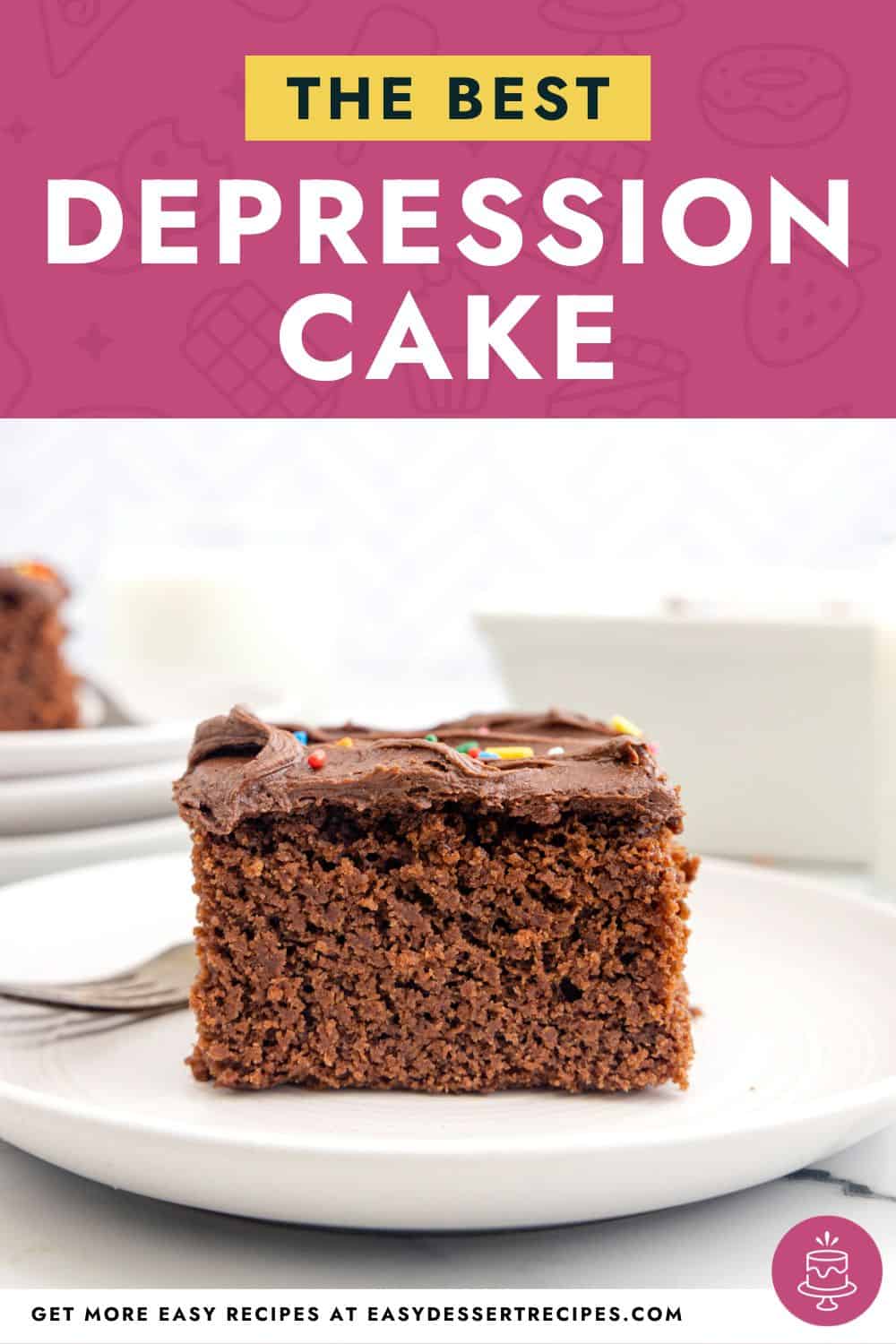 The best depression cake.