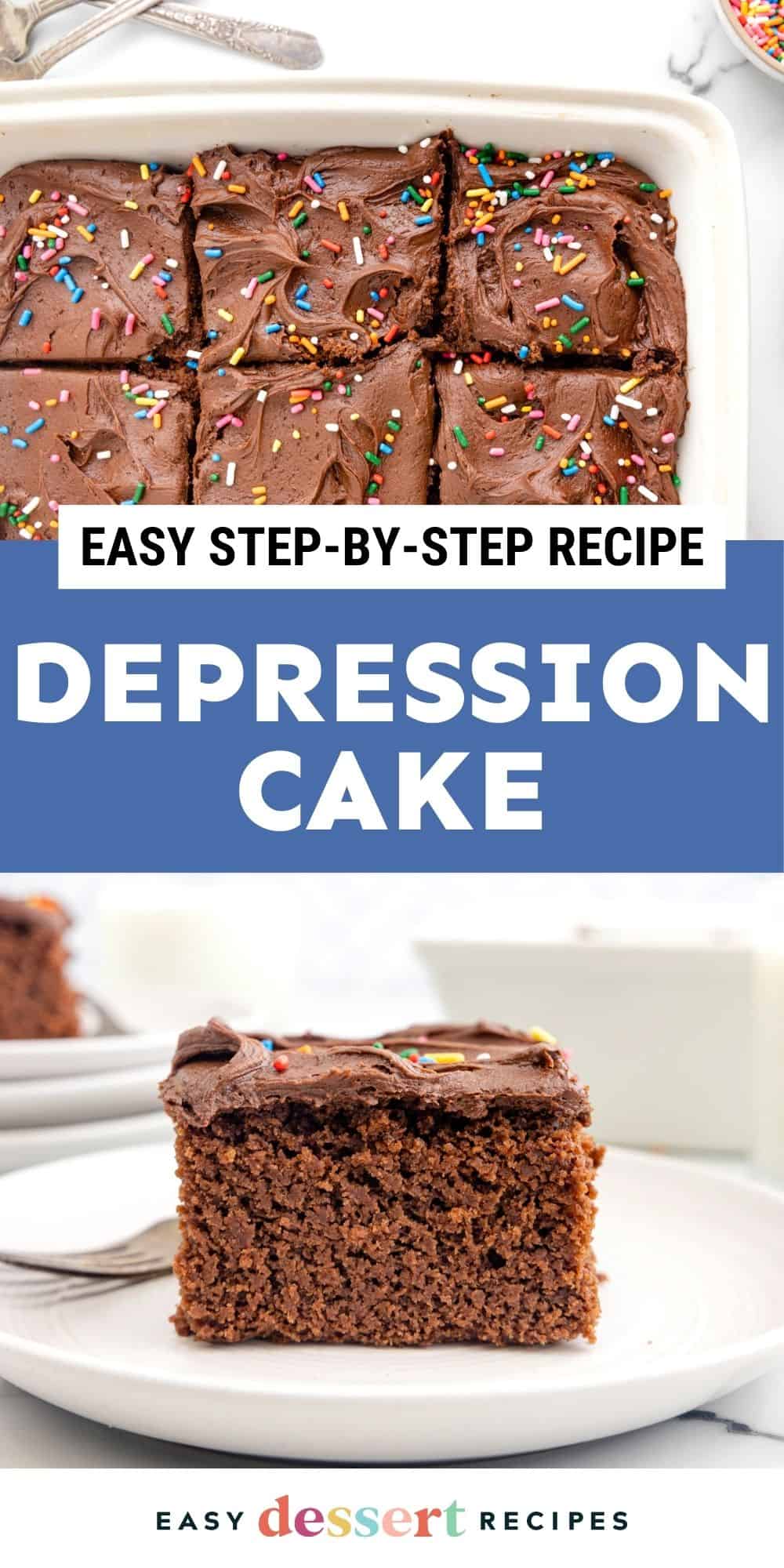 depression cake pin.