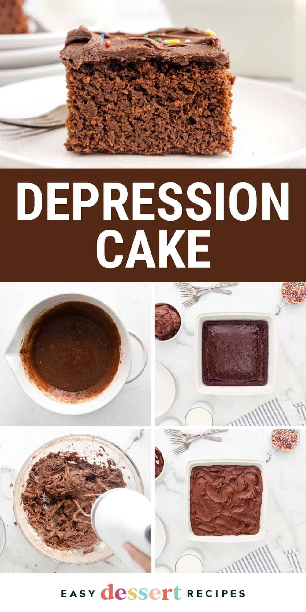 depression cake pin.