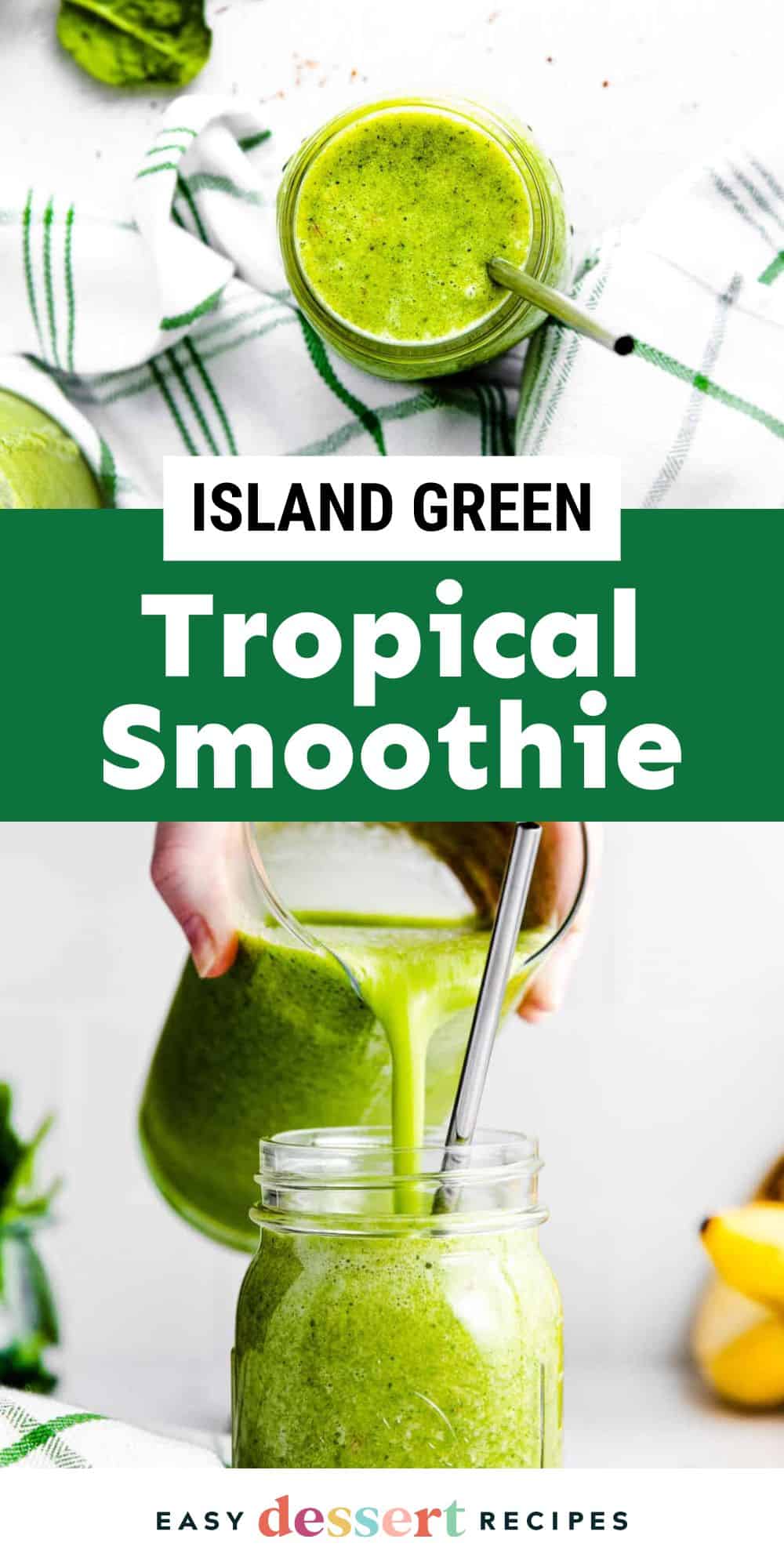 island green tropical smoothie pin.