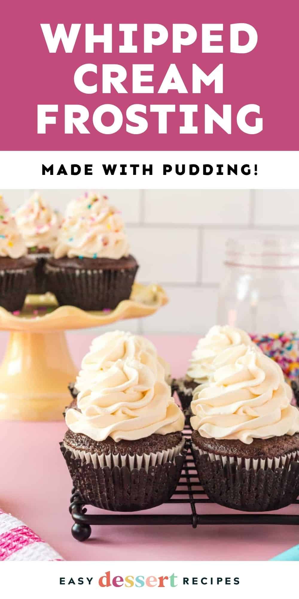 whipped cream frosting pin.