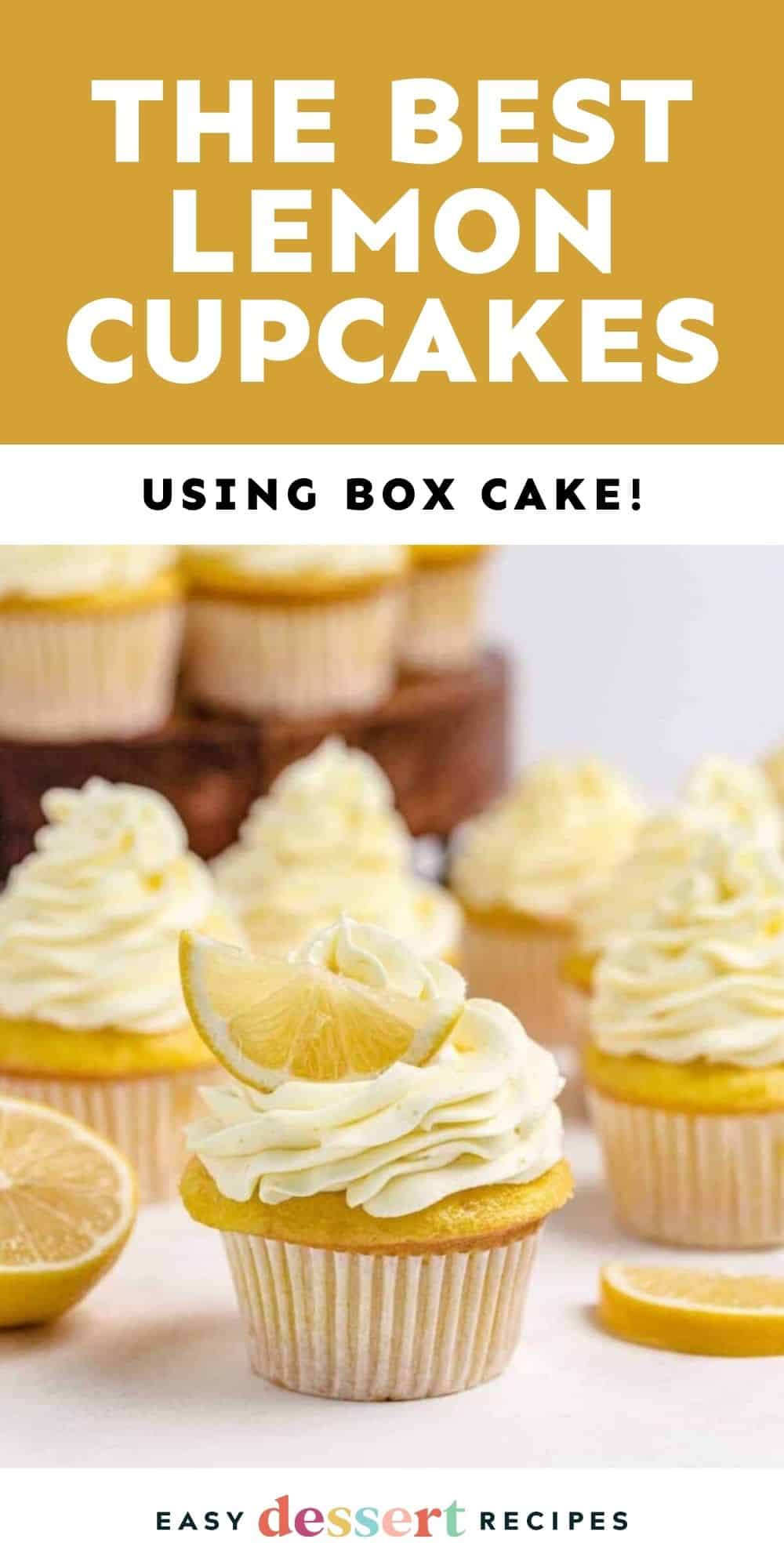 lemon cupcakes pin.