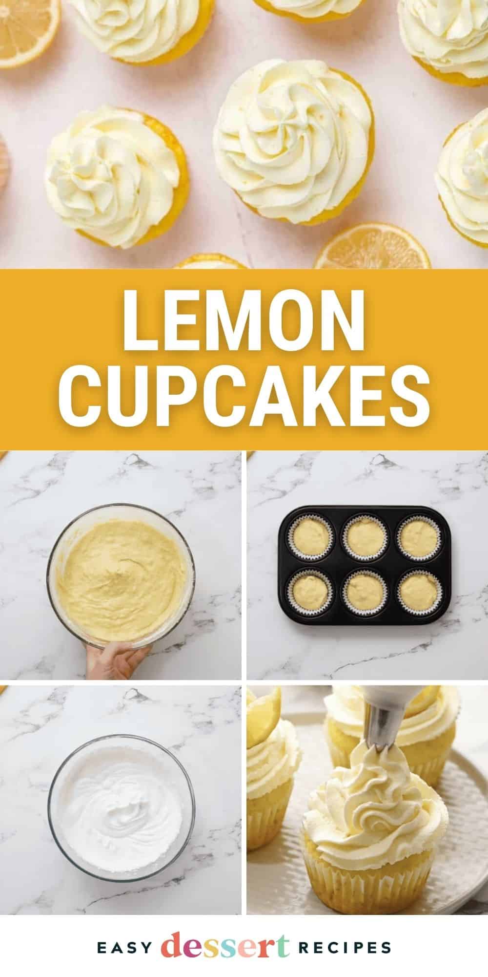 lemon cupcakes pin.