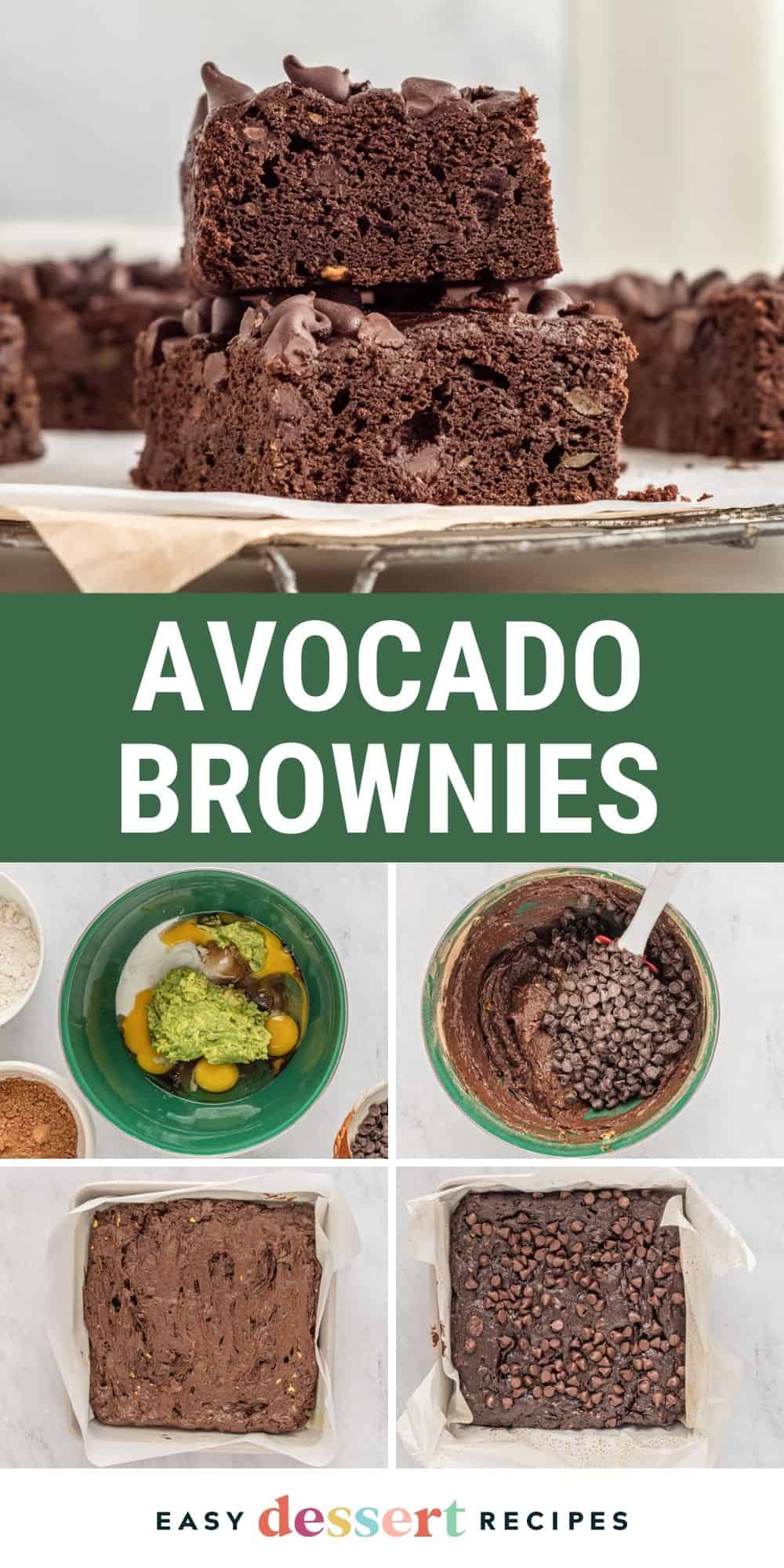 avocado brownies