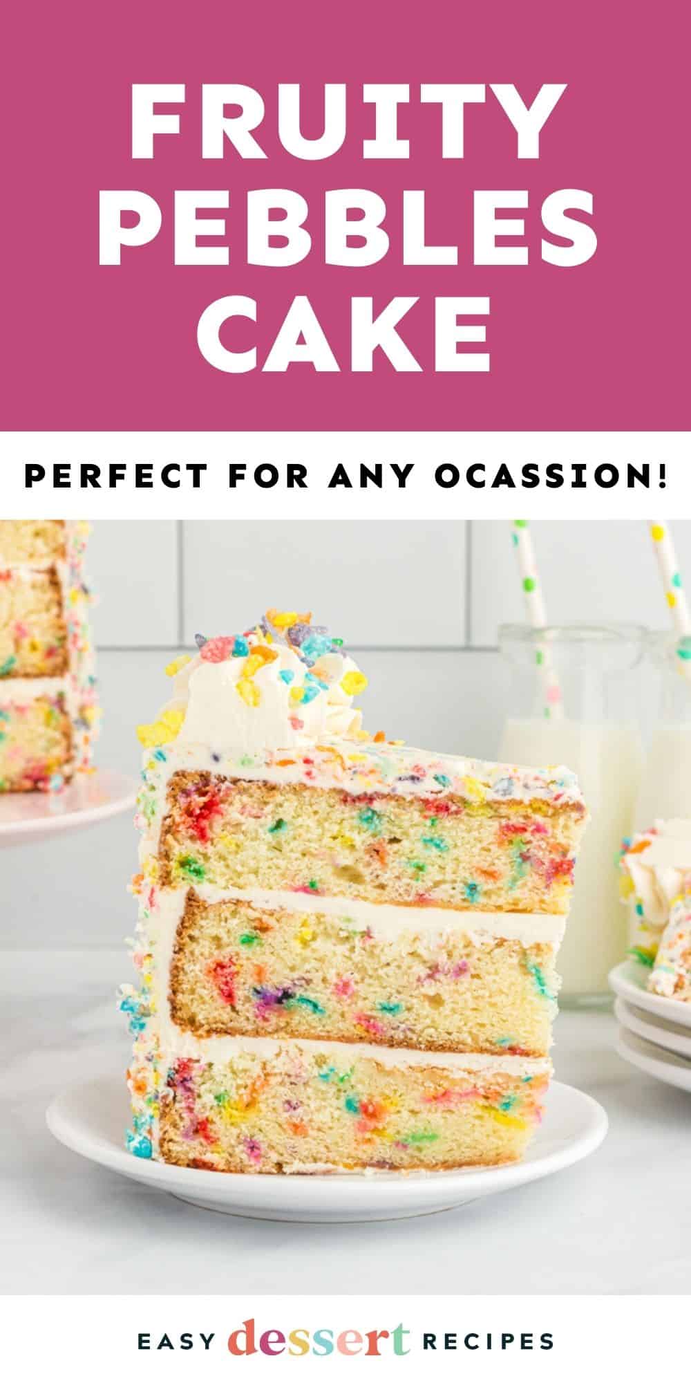 fruity pebbles cake pin