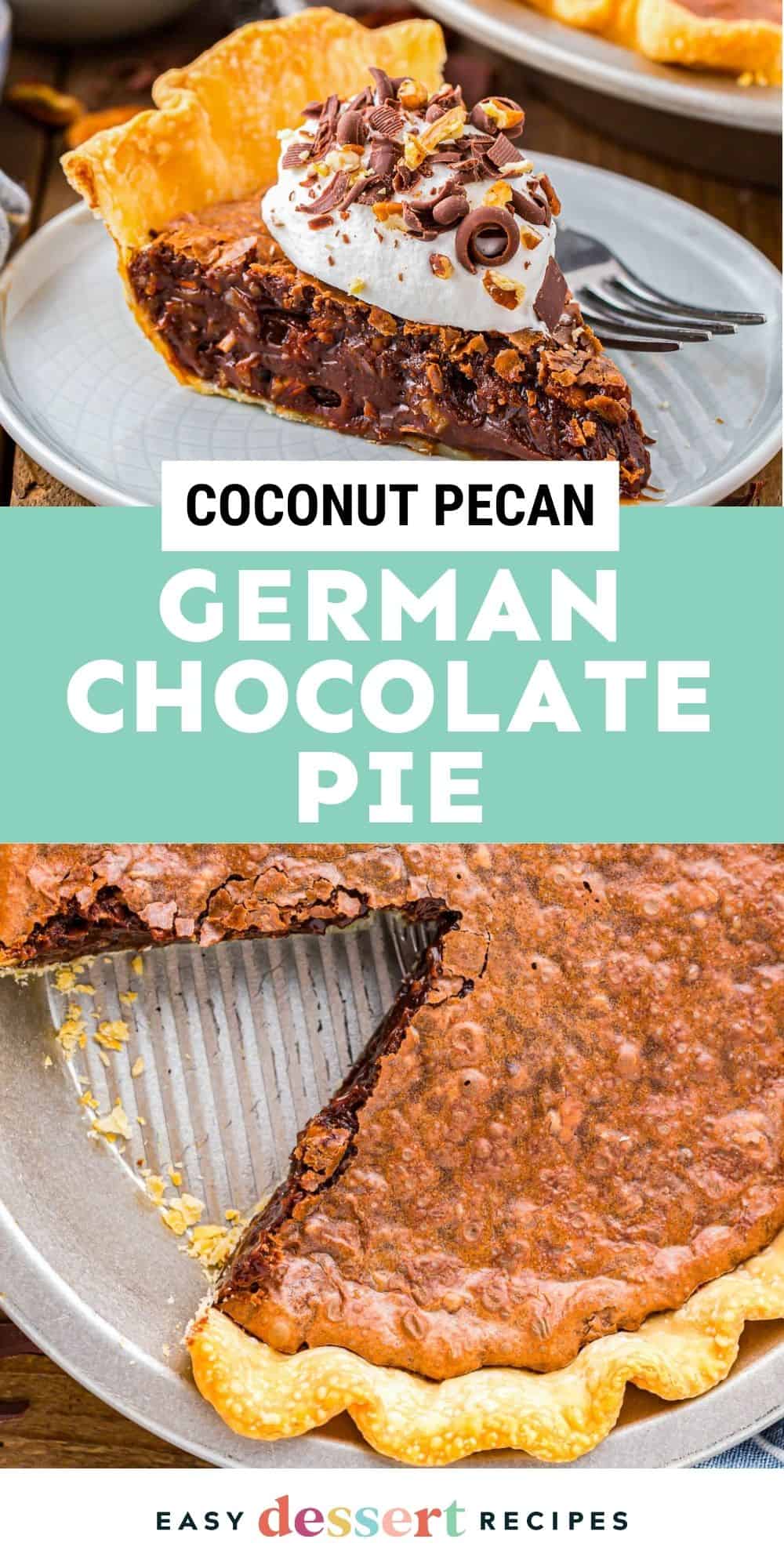 german chocolate pie pin.