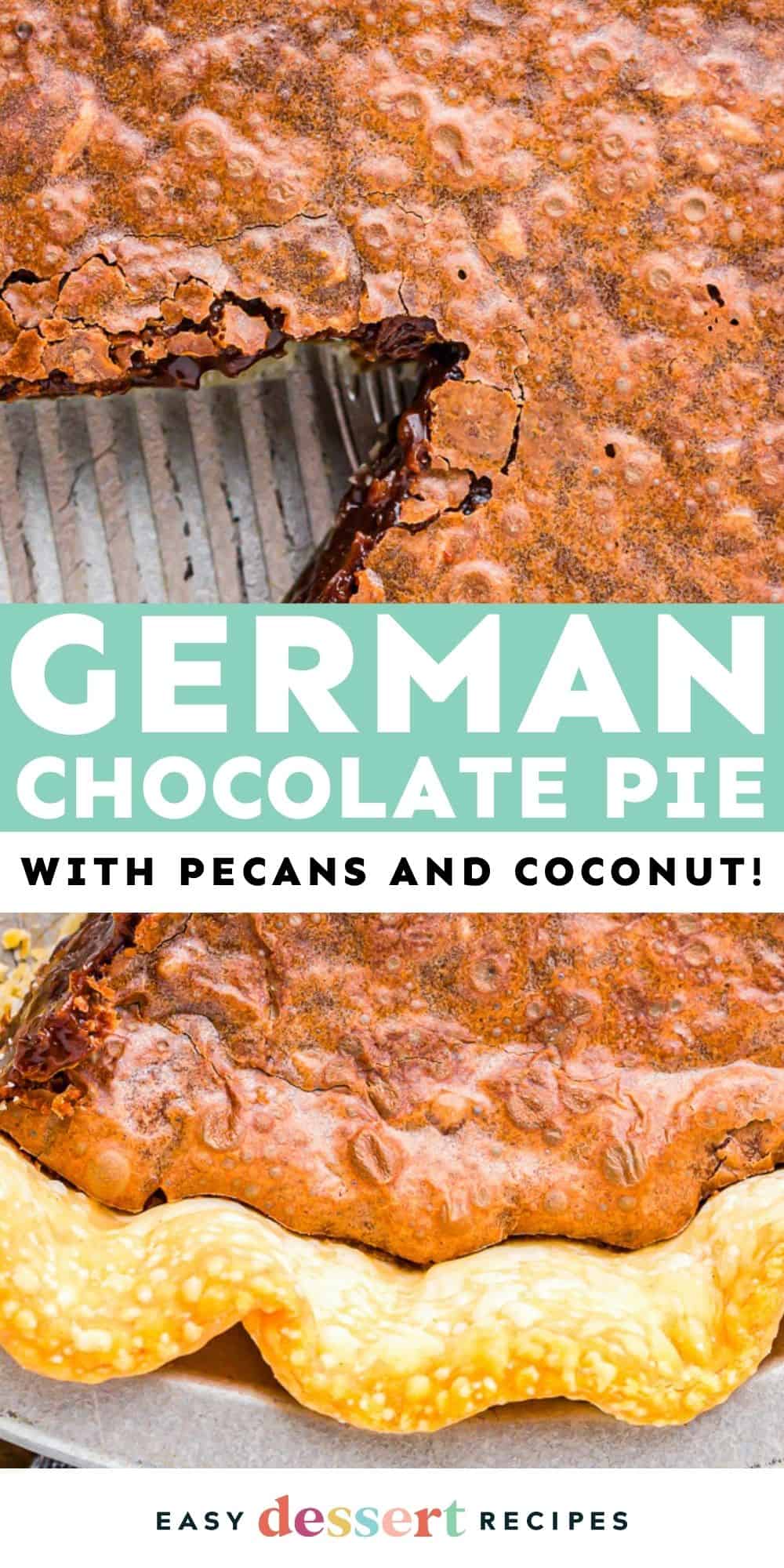 german chocolate pie pin.