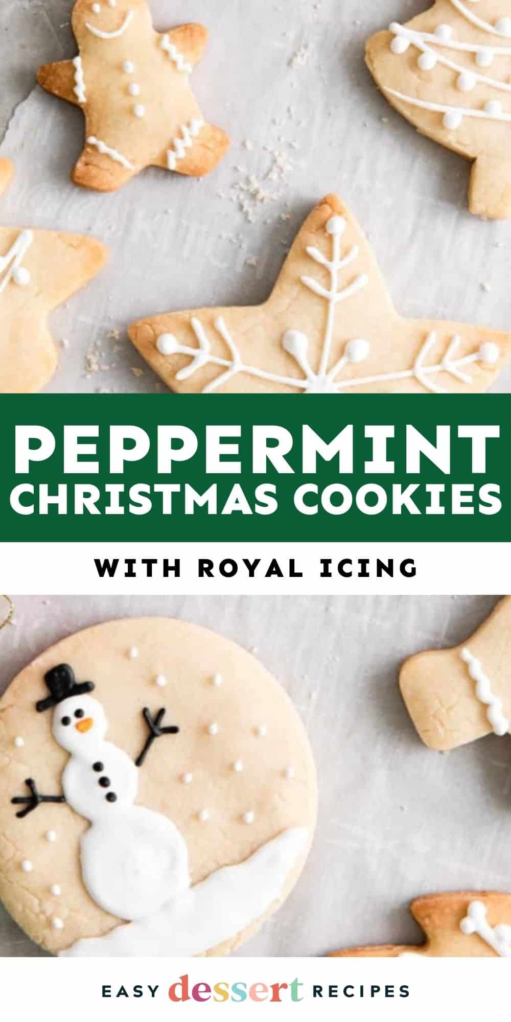 christmas shortbread cookies pin.
