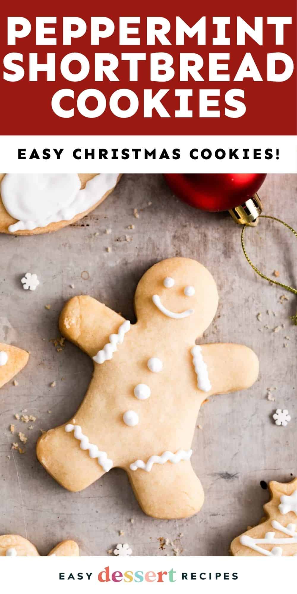 christmas shortbread cookies pin.