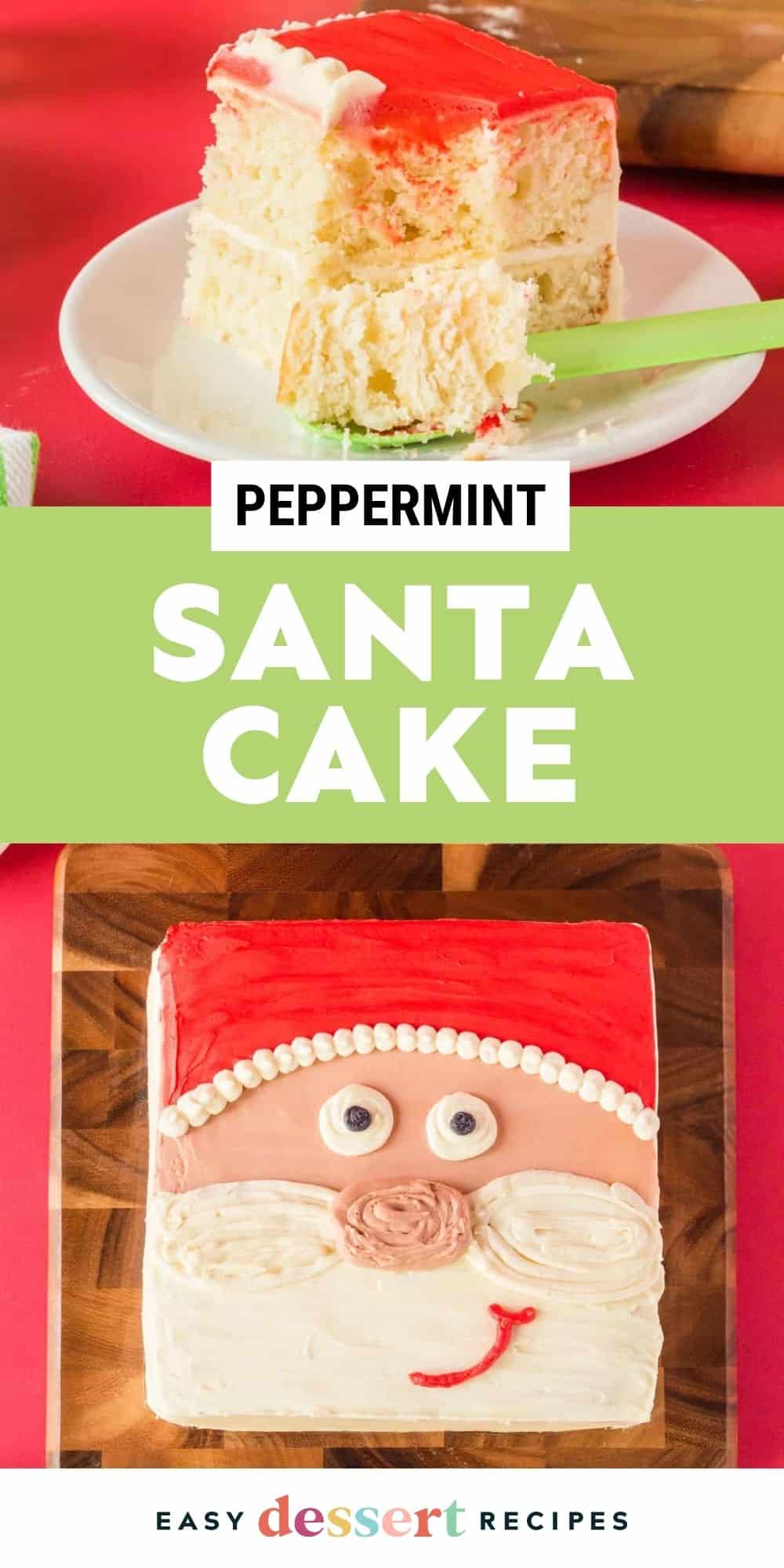 santa cake pin.