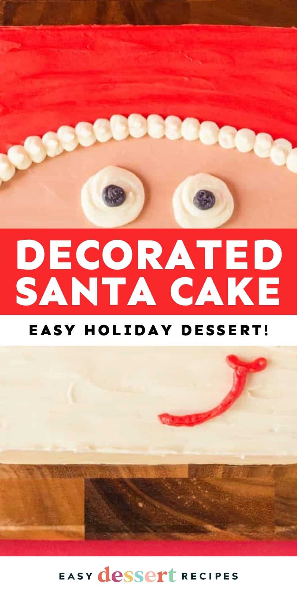 santa cake pin.