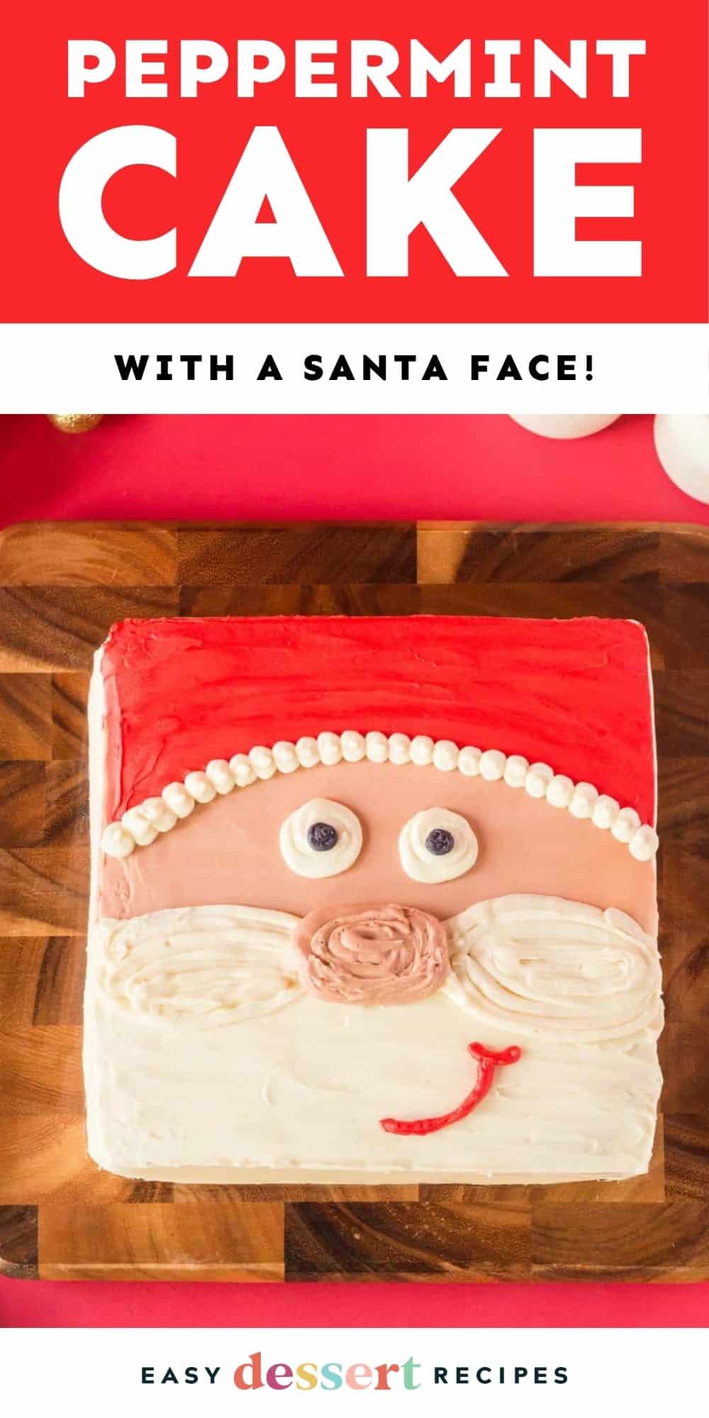 santa cake pin.