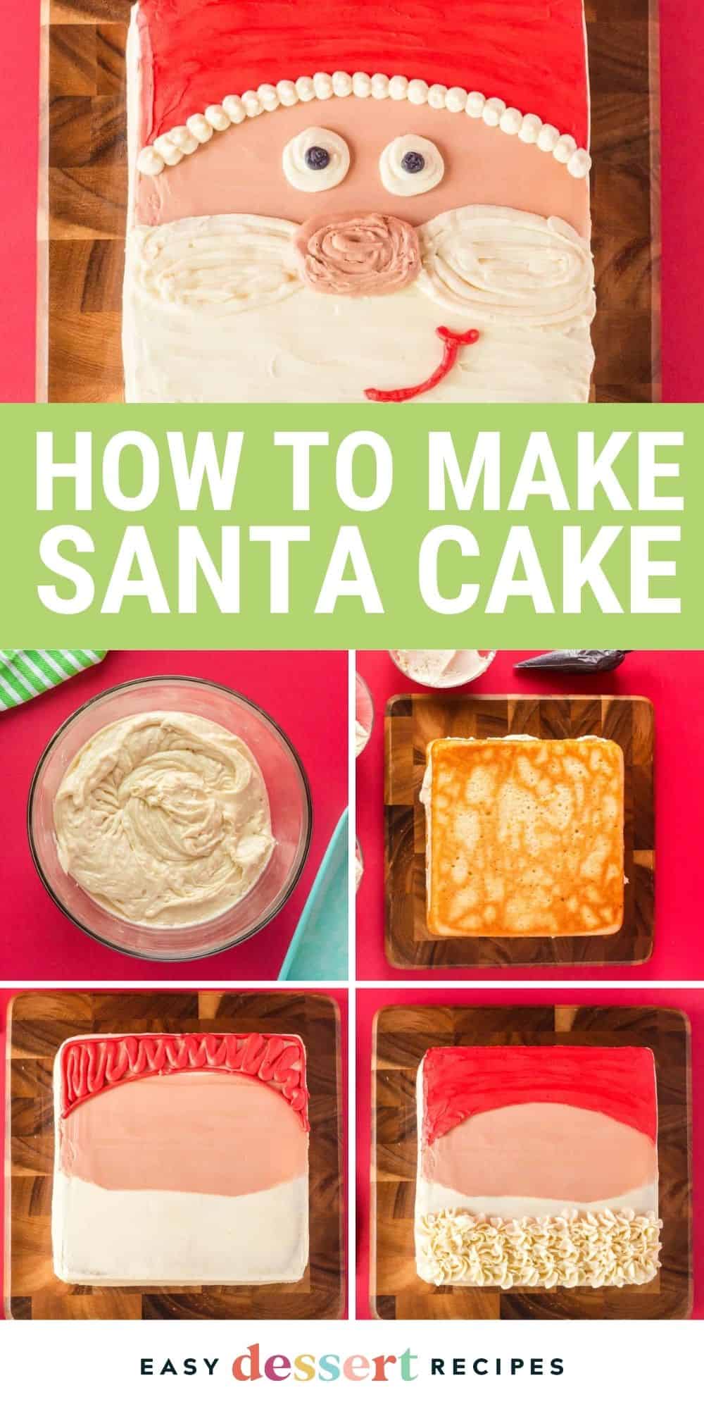 santa cake pin.
