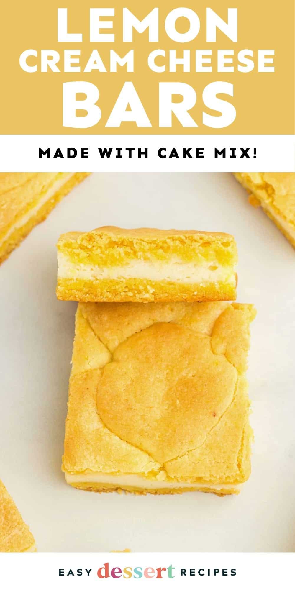 lemon cake bars pin.