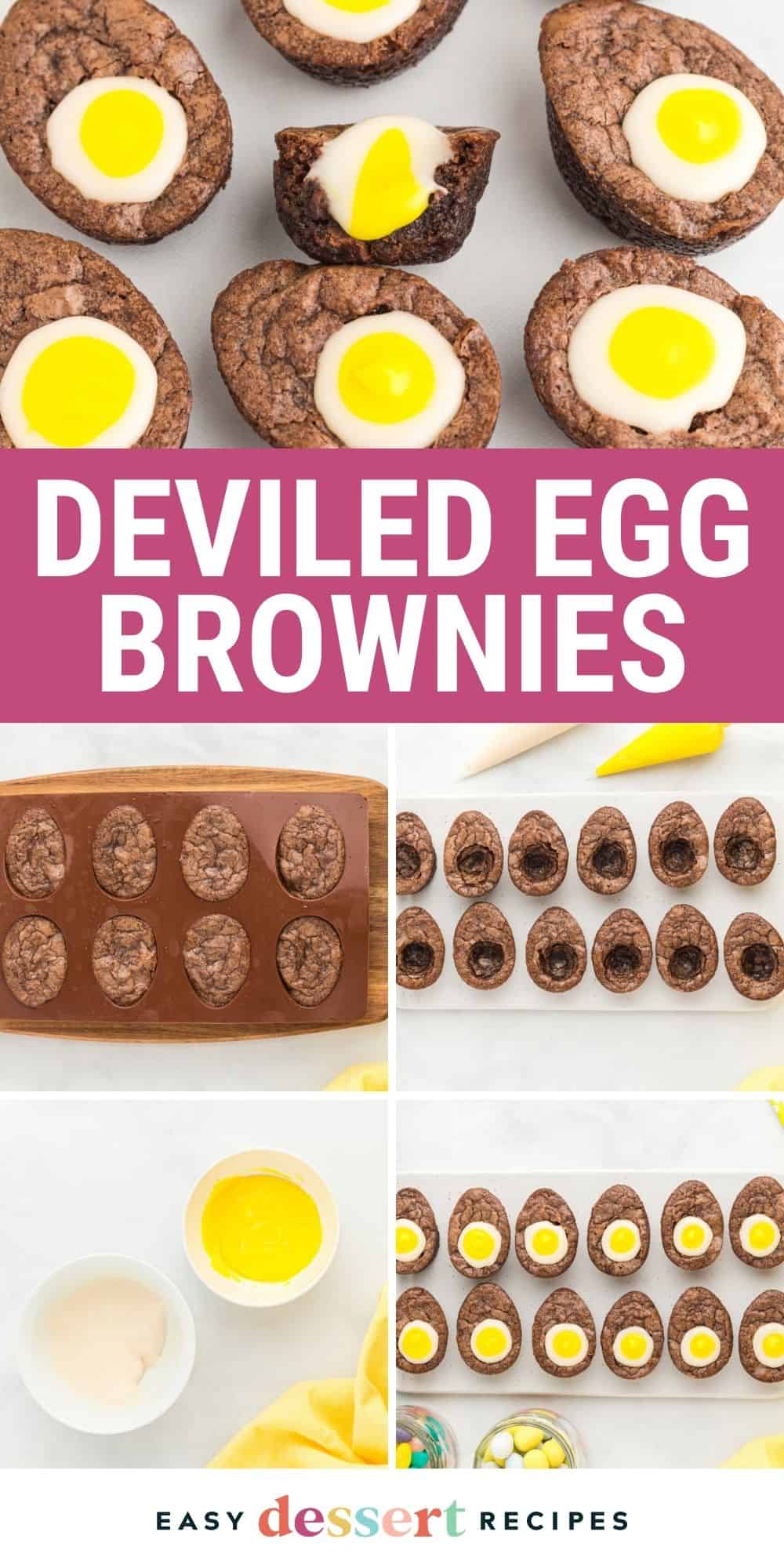 creme egg brownies pin.