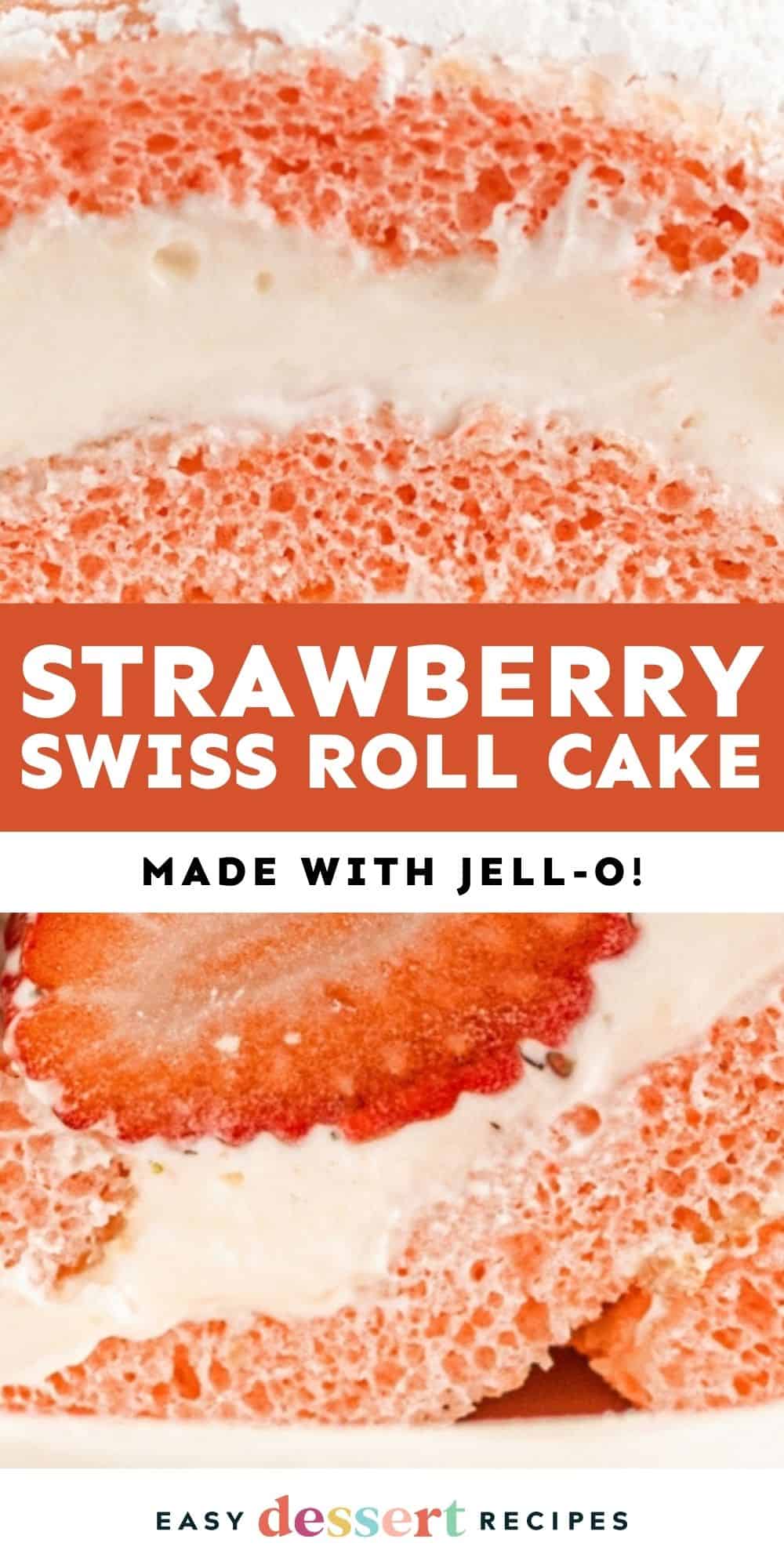 strawberry roll cake pin.
