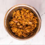 Cornflakes coated in caramel sauce.